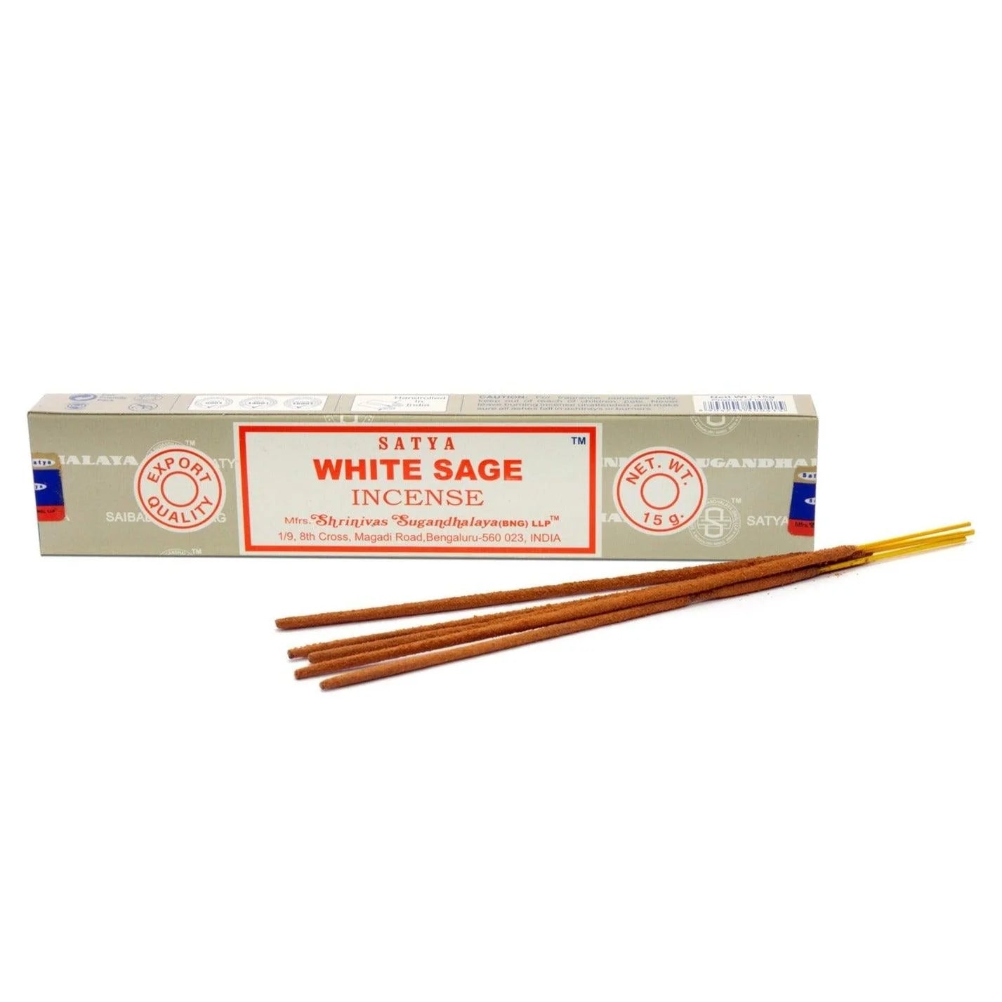 Encens Satya White Sage – Purification et Sérénité 🌿