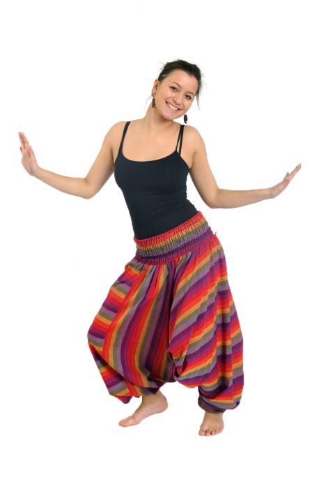 🌈 Sarouel Fun Rainbow Punky – Made with Love ✨