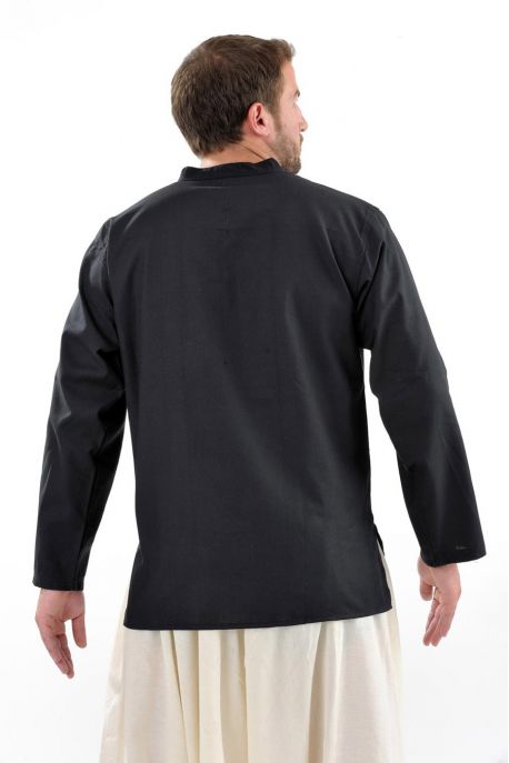 👕 Chemise col mao coton épais