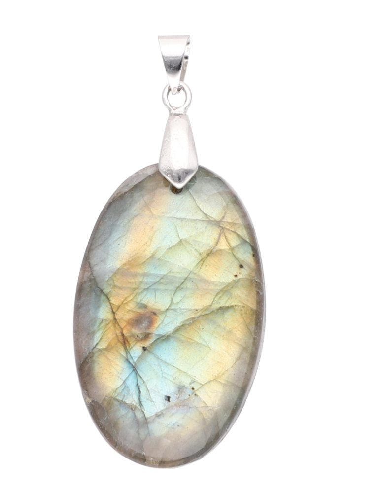 🔷 Pendentif Labradorite Multicolore A (+/-5CM)