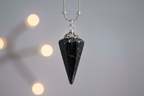 Pendule en Tourmaline Noire