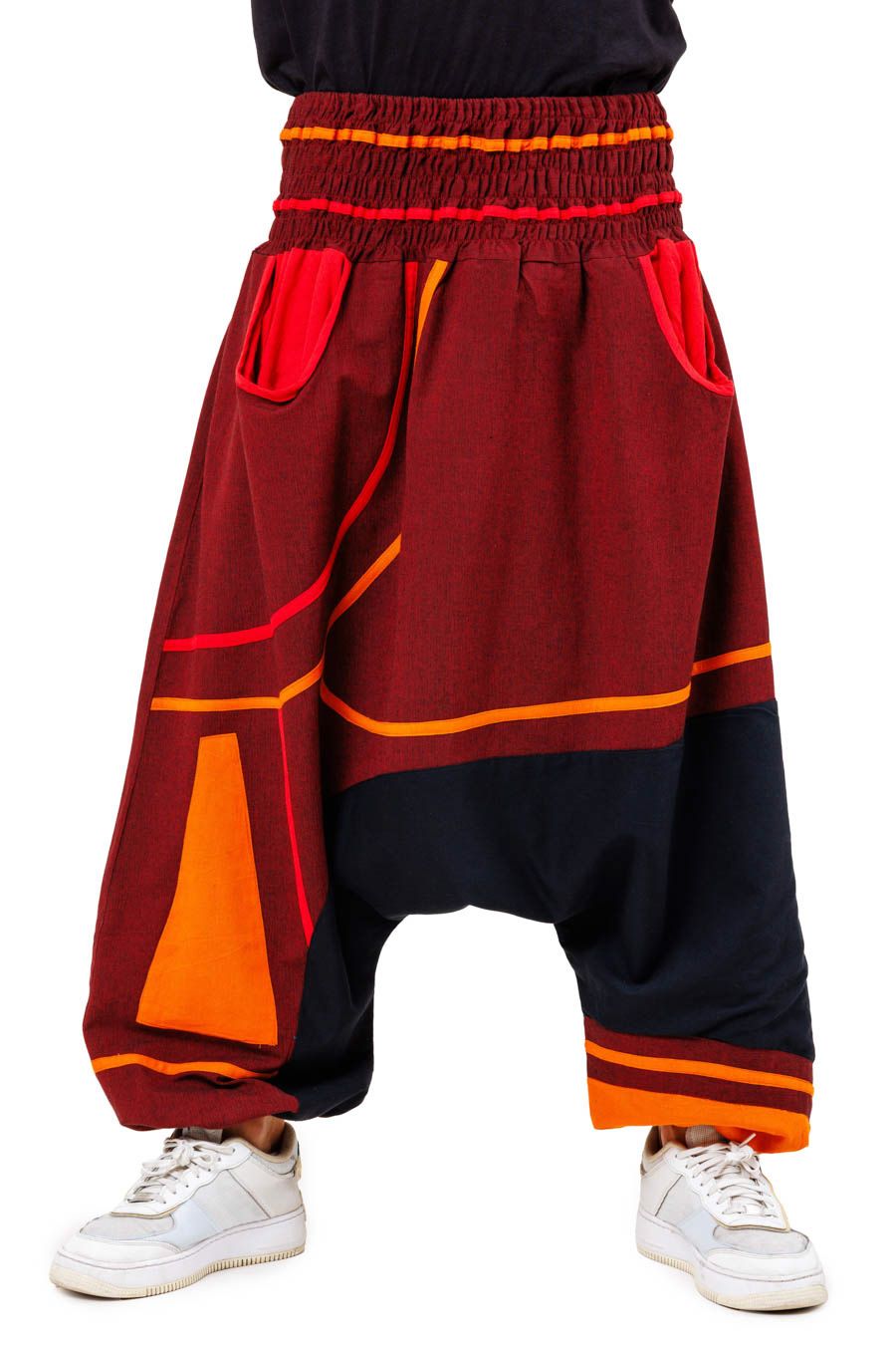 🧘 Sarouel Grande Taille Mixte “Kalhan” — Coton