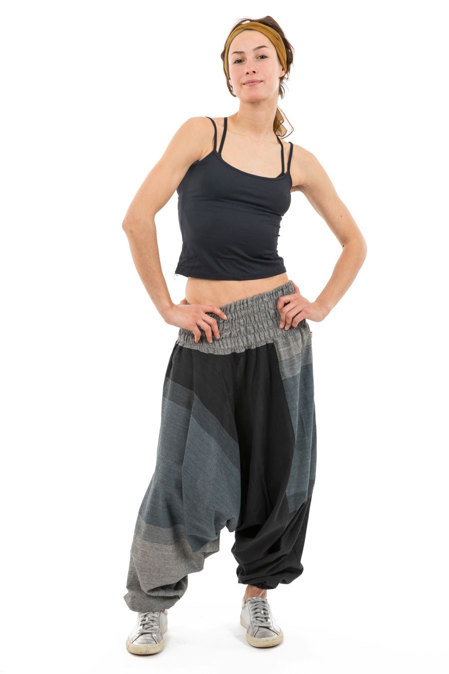 🐅 Sarouel Mixte Baba Zen Tigah – Made in Nepal ✨