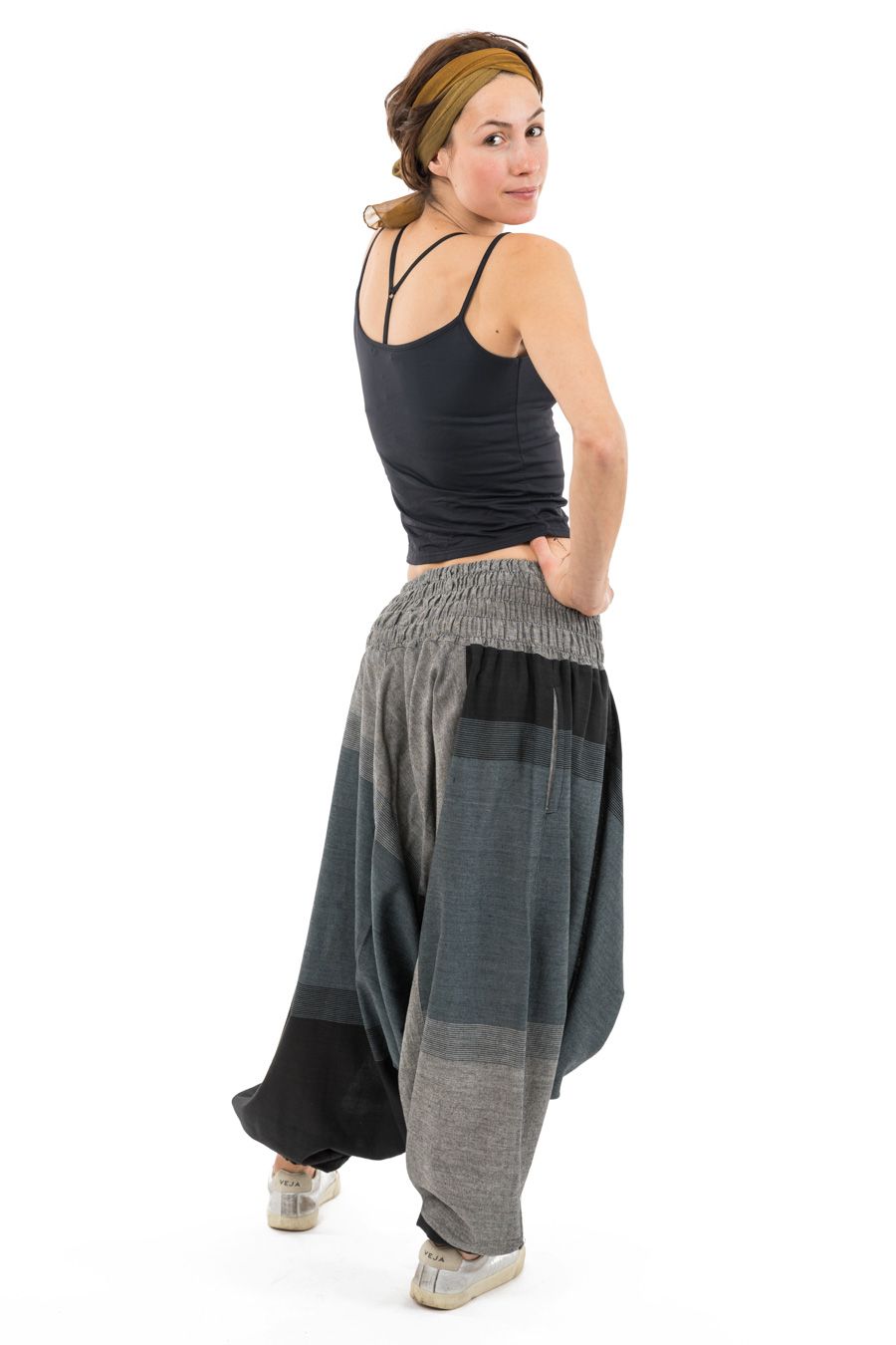 🐅 Sarouel Mixte Baba Zen Tigah – Made in Nepal ✨