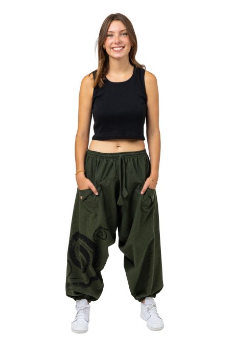 ✨ Sarouel urban ethnique spirales