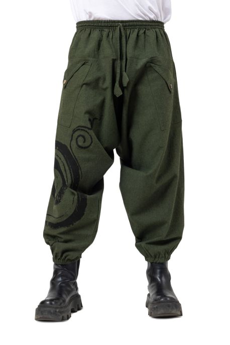 ✨ Sarouel urban ethnique spirales