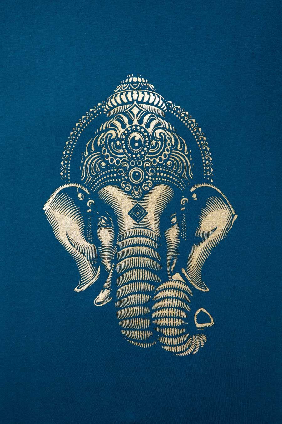 🐘 T-shirt – Éléphant Sacré Ganesha 🌿 XL-44