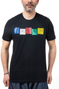 🏔️ T-shirt « Drapeaux de Prière Himalaya »