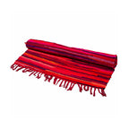 ❤️ Petit Tapis en Coton Tissé à la Main – Tons Rouges Vibrants – 50x90 cm