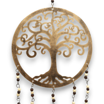 🌳 Carillon Indien – Grand Arbre de Vie à Cloche