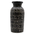 🏺 Vase Droit Grec – Chocolat (32 × 15 cm)