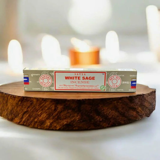 Encens Satya White Sage – Purification et Sérénité 🌿